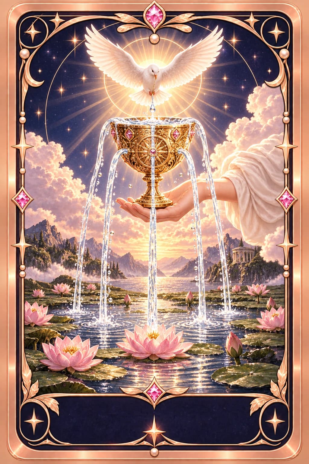 Ace of Cups tarot card illustration