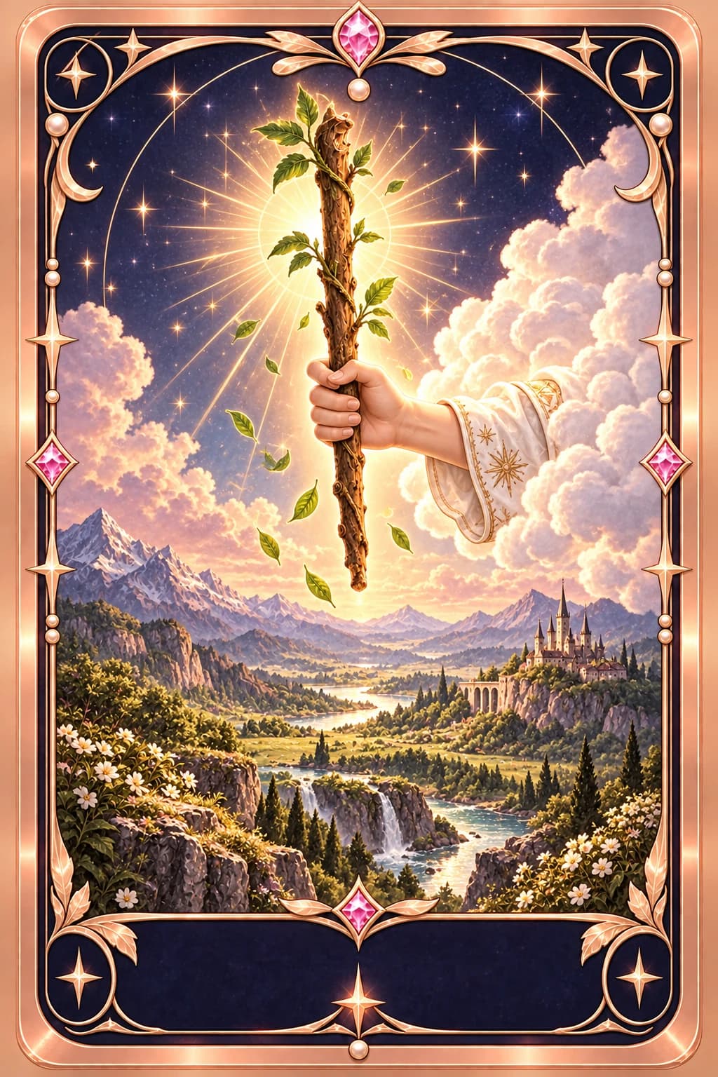 Ace of Wands tarot card illustration
