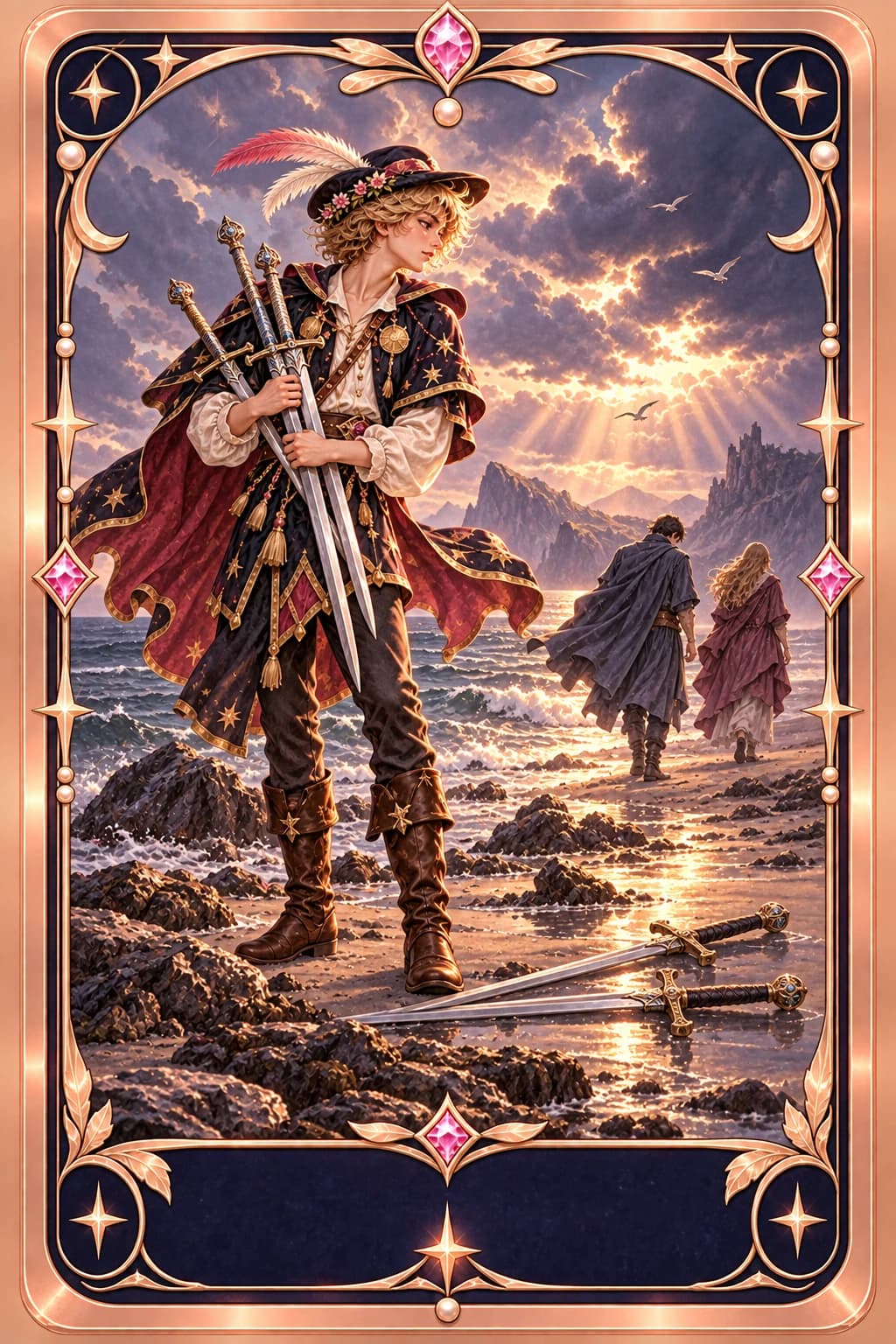 Five of Swords tarot card illustration