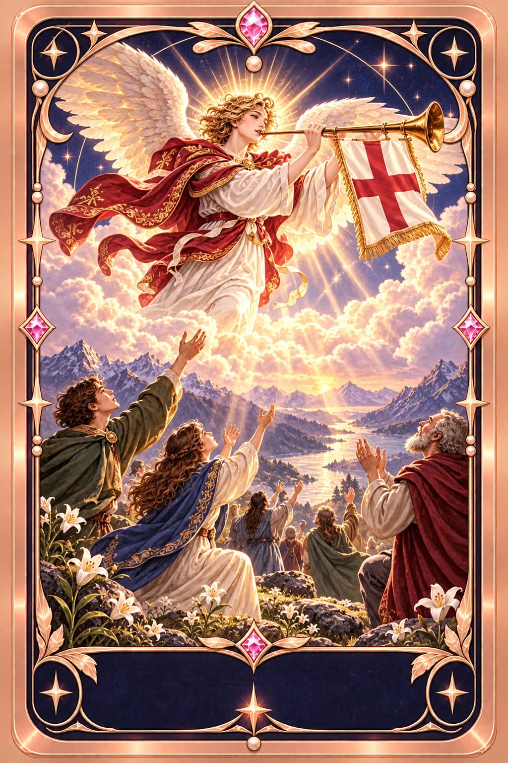 Judgement tarot card illustration